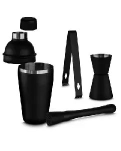 Kit Coqueteleira de inox 500 ml Personalizada