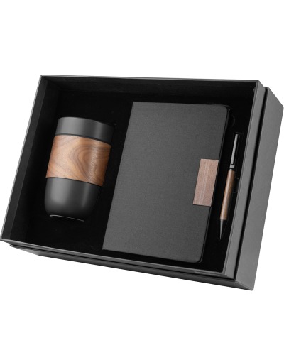 Kit Escritorio Caderno Caneca e Caneta Matalica