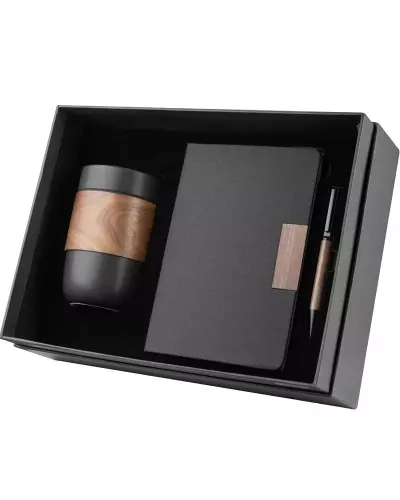 Kit Escritorio Caderno Caneca e Caneta Matalica