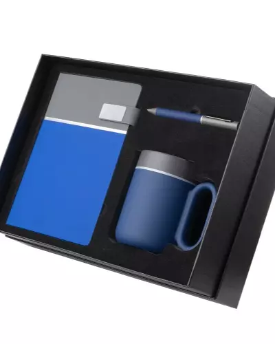 Kit Escritorio Caderno Caneca e Caneta Matalica
