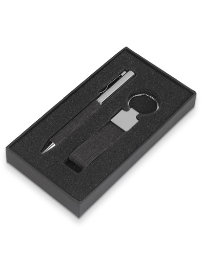 Kit Escritorio Preto Personalizado