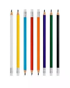 LÁPIS COM BORRACHA PROMOCIONAL