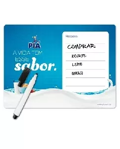 Lousa Magnética Personalizada para Geladeira