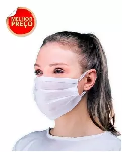 Mascara Descartavel TNT Personalizada