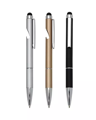 Mini Caneta Multifunções de Metal Personalizada