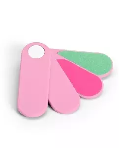 Mini Lixa de Unha Rosa Personalizada