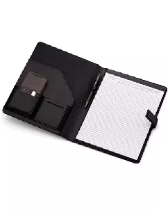 Pasta Empresarial Azul Personalizada