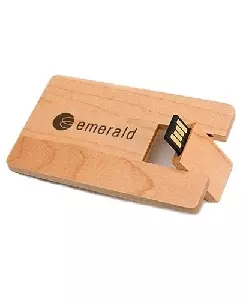 Pen Card 4gb em Madeira Personalizado