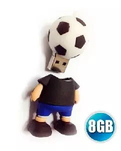 Pen drive 3D 8GB Customizado em Borracha