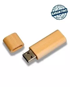 Pen drive 4 GB de Bambu Personalizado