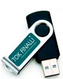 Pen Drive 4GB Giratório Personalizado