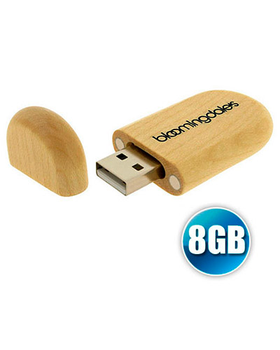 Pen drive 8 gb Ecológico com Tampa