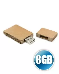Pen drive 8GB Papel Reciclado Personalizado