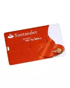 Pen drive Cartão Personalizado 4GB