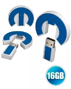 Pen drive emborrachado 16GB