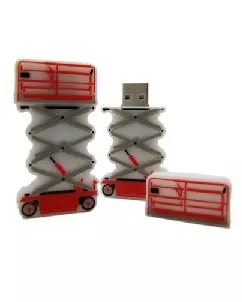 Pen drive Emborrachado Empilhadeira 2D