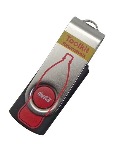 Pen drive Giratório Personalizado Promocional