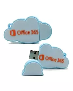 Pen drive Nuvem Emborrachado 2D