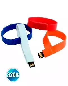 Pen drive Pulseira 32 gigas para Brindes