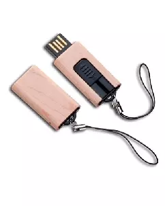 Pen drive retrátil 4 GB Ecológico