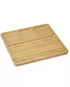 Petisqueira em Bambu Quadrada Personalizada