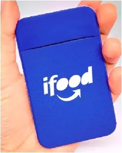 Porta Cartão Azul Personalizado