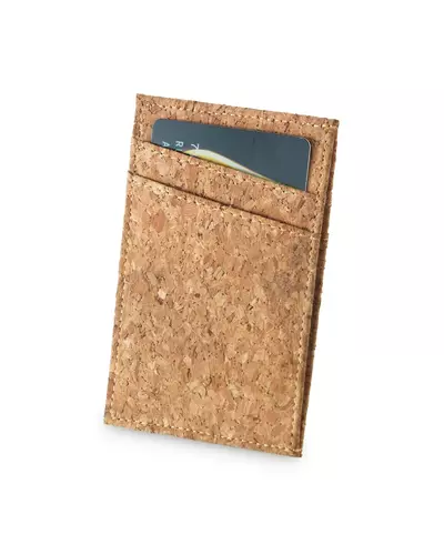 Porta Cartão de Crédito em Cortiça Personalizado