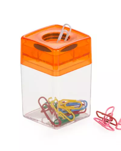 Porta Clips em Acrílico com Imã