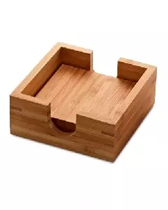 Porta Copos de Bambu Personalizados