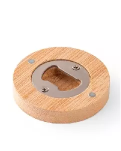 Porta copos em bambu com descapsulador Personalizado