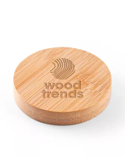 Porta copos em bambu com descapsulador Personalizado