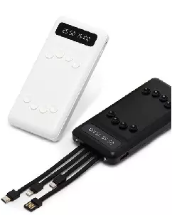 Power Bank 10.000mAh com Lanterna Personalizado