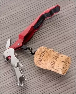 Saca Rolhas Personalizado com Abridor e Canivete