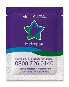 Sachê de Álcool em gel Personalizado