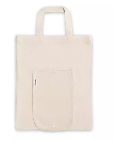 Sacola com Algodao Reciclado Dobravel Personalizada