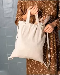 Sacola em algodão reciclado Personalizada