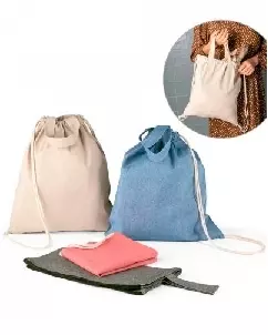 Sacola em algodão reciclado Personalizada