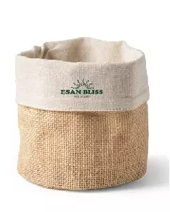 Sacola Personalizada em juta e Algodao