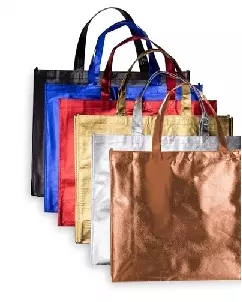 Sacola TNT Metalizada Para Brindes Personalizada
