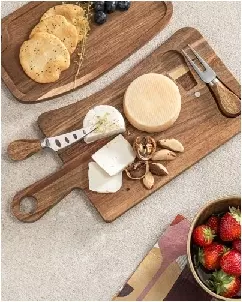 Tabua de queijos em madeira Personalizada