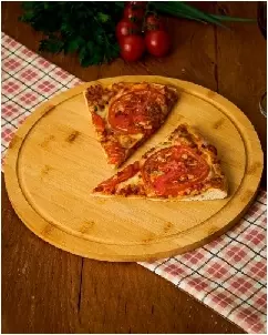 Tabua Redonda de Madeira Personalizada