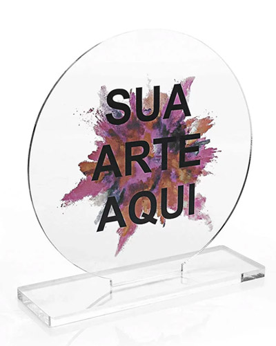 Troféu em Acrílico Para Brindes Personalizado