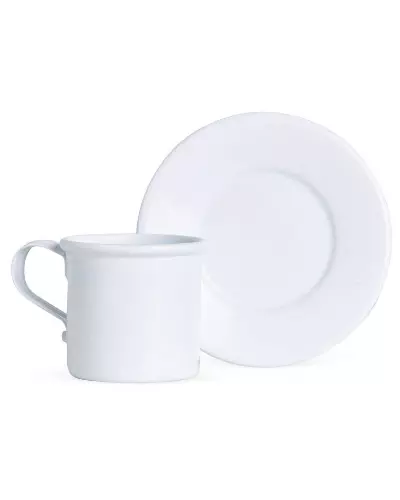 Xicara com Pires em Aluminio Personalizada