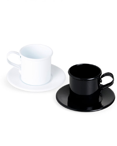 Xicara com Pires em Aluminio Personalizada